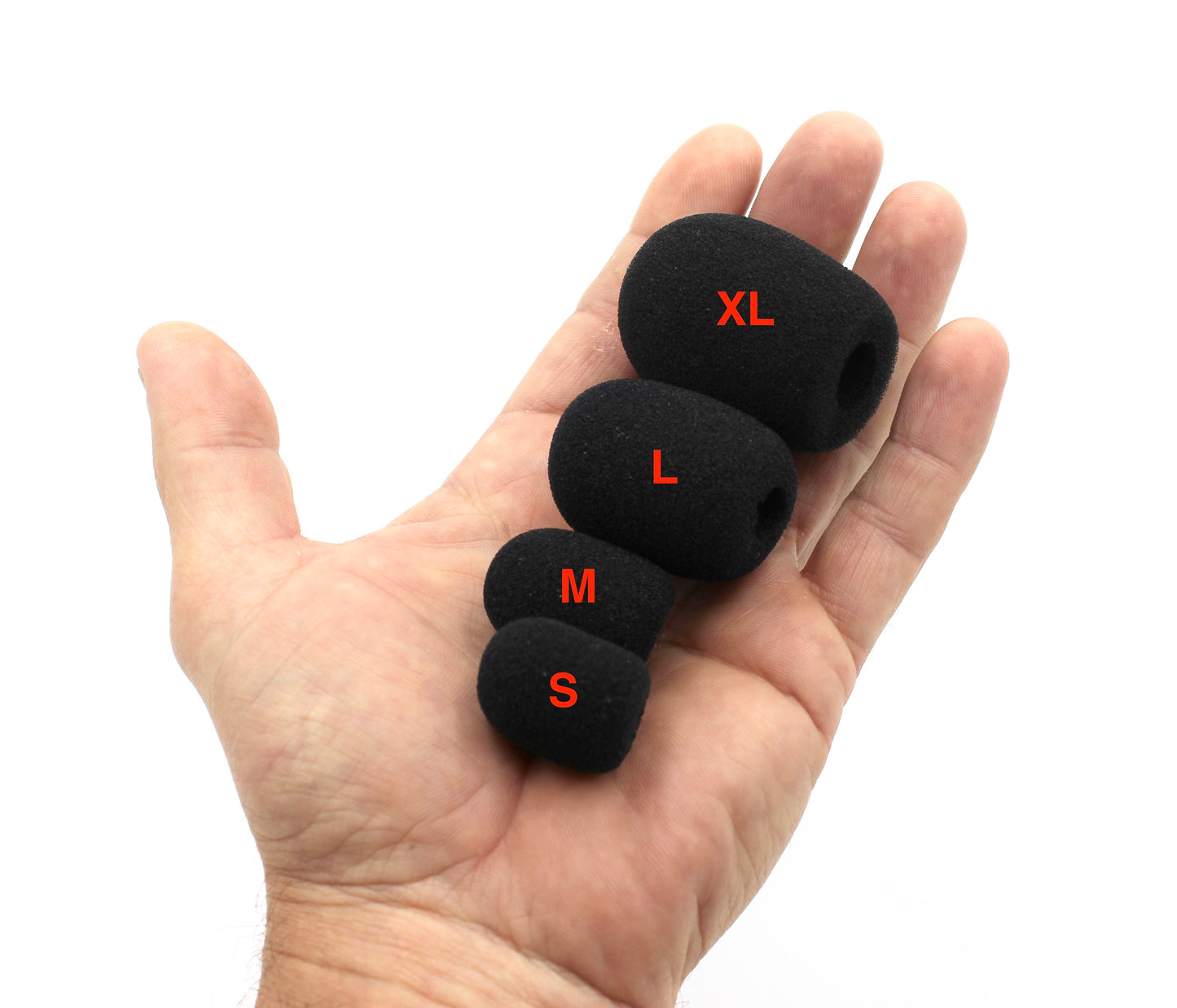 Headset-mikrofonin tuulisuoja M (2 kpl)