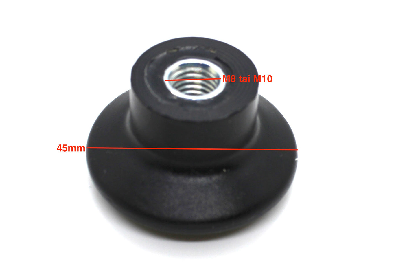Varanuppi säätimiin ja tappeihin - 8mm ja 10mm naaras