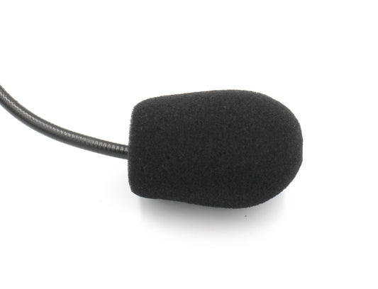 Headset-mikrofonin tuulisuoja XL, 2 kpl – sopii 12–16 mm mikrofonipäälle, musta
