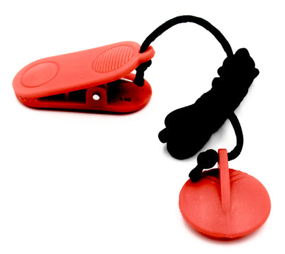 Juoksumaton hätäpysäytysavain magneetilla, punainen