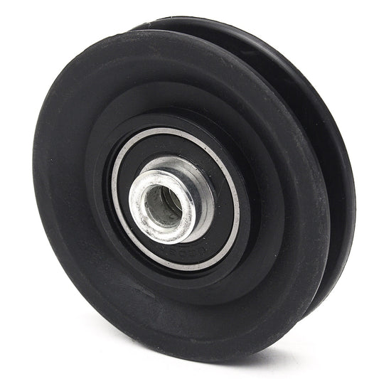 Taljapyörä 160 mm kuulalaakeroitu PA-muovista, 10 mm kiinnitys