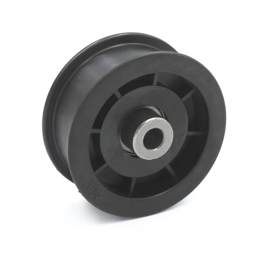 Taljapyörä hihnalle 80 mm kuulalaakeroitu lasikuitumuovista, 10 mm kiinnitys